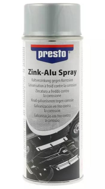 Presto Zink-Alu sprej 300°C 400 ml strieborný