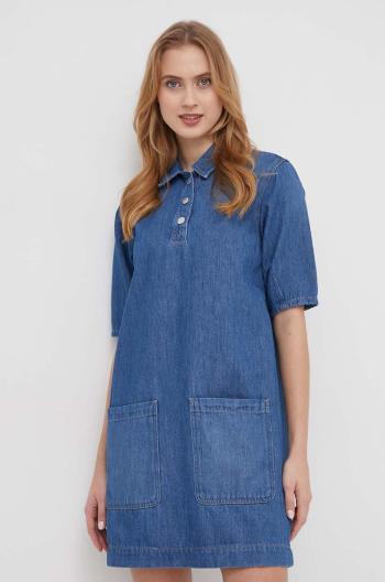 Rifľové šaty Pepe Jeans DAVINA mini, rovný strih, PL953513