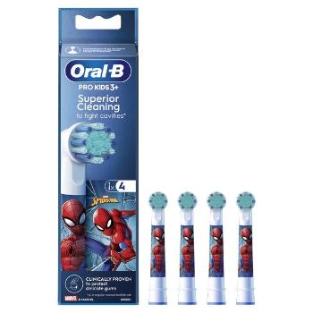 Oral B Náhradní hlavice EB 10-4 Kids Spiderman 4 ks