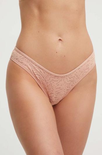 Nohavičky Calvin Klein Underwear ružová farba,000QF7348E