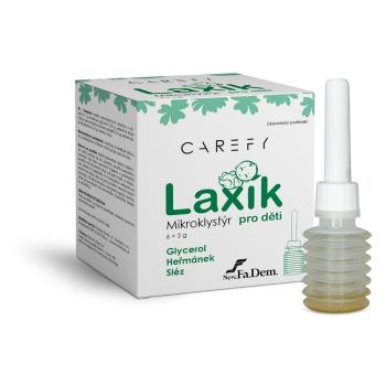CAREFY Laxík mikroklystír pre deti 6 x 3 g