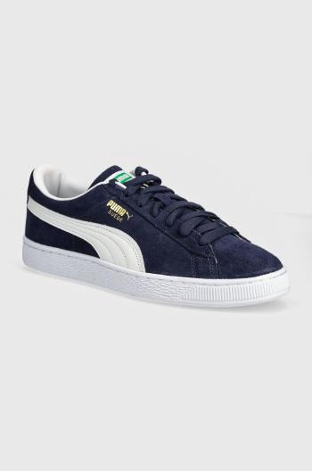 Semišové tenisky Puma Suede Classic tmavomodrá farba, 399781