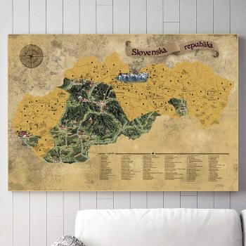 Stieracia mapa Slovenska Deluxe