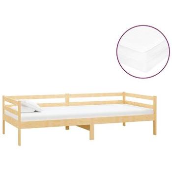 Shumee váľanda s matracom 90×200 cm masívne borové drevo, 3083569