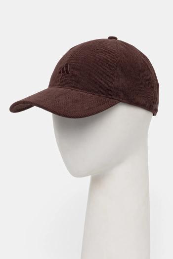 Šiltovka adidas hnedá farba, JY3068