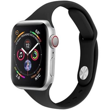 Eternico Essential Thin pre Apple Watch 42mm / 44mm / 45mm solid black veľkosť S-M (APW-AWETSBS-42)