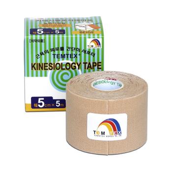 TEMTEX KINESOLOGY TAPE tejpovacia páska, 5cmx5m, béžová 1ks