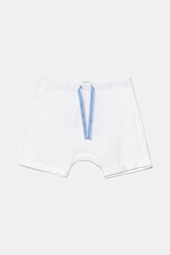 Detské bavlnené šortky United Colors of Benetton s nášivkou, 3MI5A900H