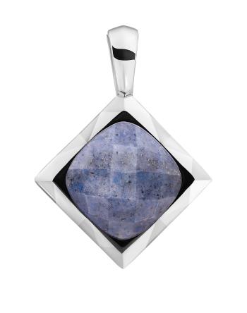 Sparkling Jewels Strieborný prívesok s modrým aventurínom SP32-G37