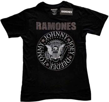 Ramones Tričko Presidential Seal Unisex Black XL