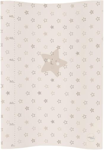 Pelenkázó alátét CEBA BABY Cosy Pelenkázó alátét puha 50 × 70 cm, Csillagok bézs