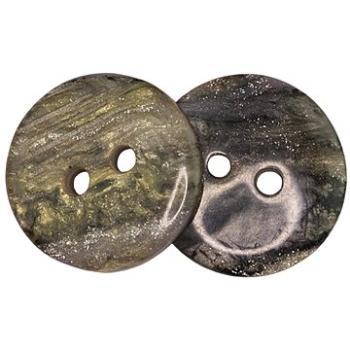 Bellatex G – Gombík 15 mm hnedý perleťový – 13 – 10 ks (9344)