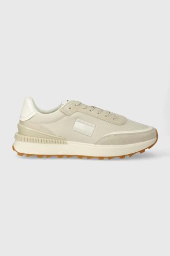 Tenisky Tommy Jeans TJM TECHNICAL RUNNER béžová farba, EM0EM01265