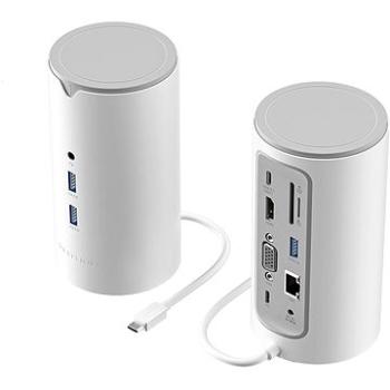Vention USB-C to HDMI/VGA/USB 3.1 Gen 1-C/USB 3.0× 3/RJ45/SD/TF/TRRS 3,5 mm/PD/DC 0,25 m White (TPHWC-EU)