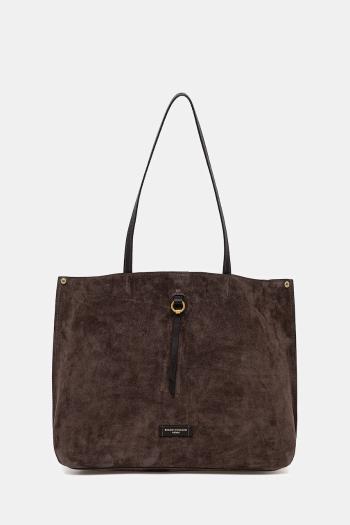 Semišová kabelka Gianni Chiarini EGLE hnedá farba, BS.11485.CM