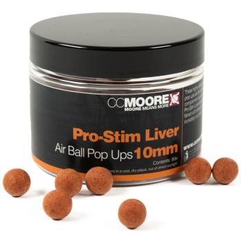 Cc moore plávajúce boilie pro-stim liver air ball pop ups - 10 mm 80 ks