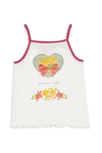 Top Konges Sløjd ERA STRAP TOP OCS biela farba, KS103195