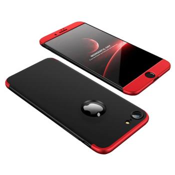 360° Ochranný obal Apple iPhone 7 / iPhone 8 čierno-červený
