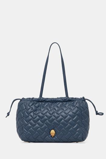 Kožená kabelka Kurt Geiger London KENSINGTON tmavomodrá farba, 4370889109