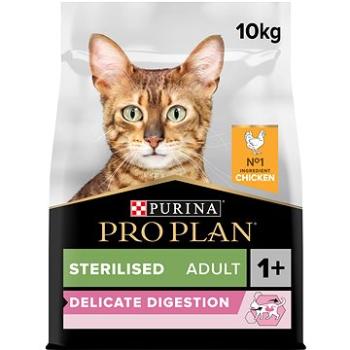 Pro Plan cat sterilised delicate digestion s kuraťom 10 kg (7613036520157)