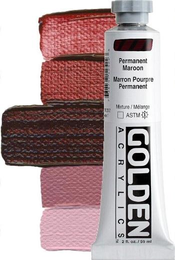 Golden Artist Colors Heavy Body Akrylová farba Permanent Maroon 59 ml 1 ks