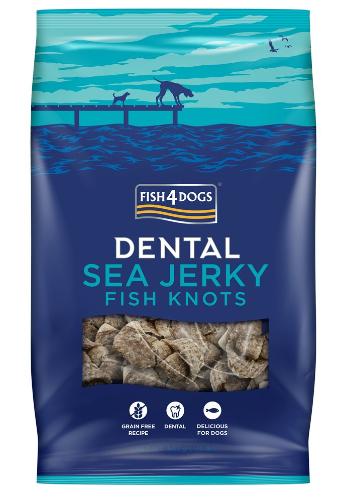 FISH4DOGS Dentálne maškrty pre psov morská ryba - uzlíky 500g