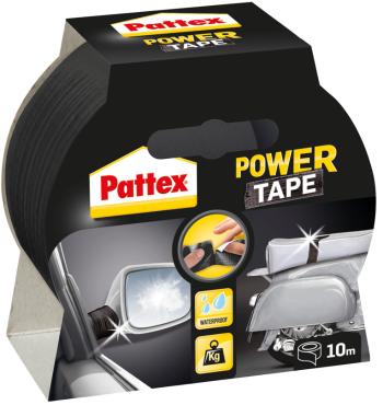 PATTEX POWER TAPE - Univerzálna lepiaca páska 50mmx10m - čierna