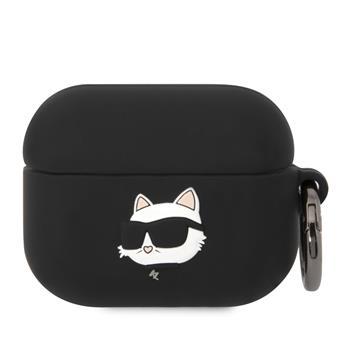 KARL LAGERFELD Obal na Apple AirPods Pro CAT čierny