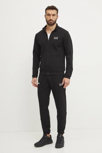 Tepláková súprava EA7 Emporio Armani pánska, čierna farba, AF12501.7M000130