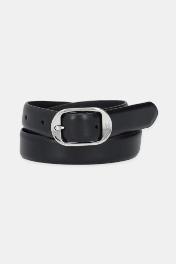 Kožený opasok Calvin Klein čierna farba, LV04K7014G