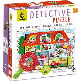 Ludattica Detektívne puzzle s lupou, Domček (21719)