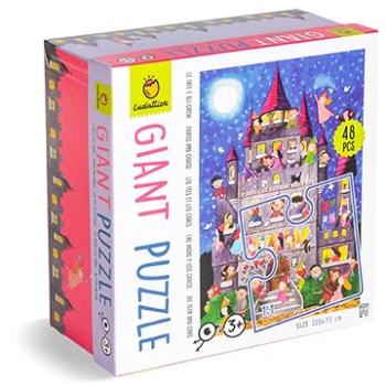 Ludattica Obrie podlahové puzzle Víly a trolovia, 48 dielikov (74884)
