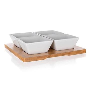 Banquet Sada servírovacia BRILLANTE Bamboo 20 × 20 cm, 5 dielov (60334601)