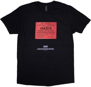 Oasis Tričko Definitely Maybe Ticket Stub Unisex Black S