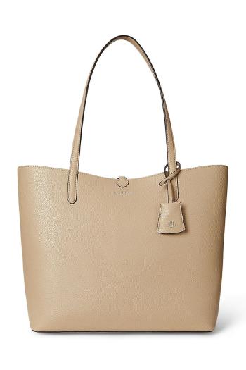 Obojstranná kabelka Lauren Ralph Lauren biela farba, 431795329