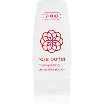 Ziaja Rose Butter telový peeling s mikrogranulkami 30+ 60 ml