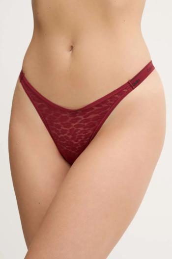 Tangá Calvin Klein Underwear bordová farba, 000QD5154E