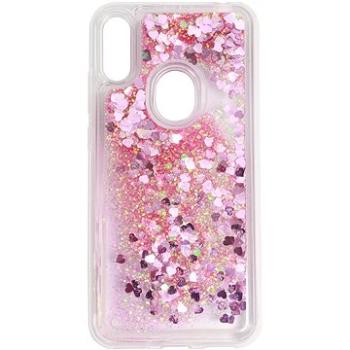 iWill Glitter Liquid Heart Case pre HUAWEI Y6 (2019) Pink (DIP123_12)