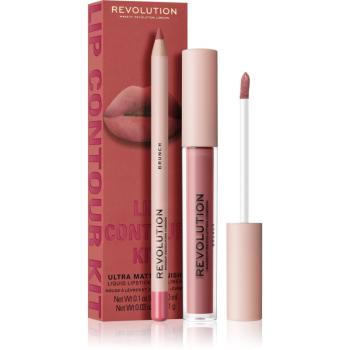 Makeup Revolution Lip Contour Kit sada na pery odtieň Brunch