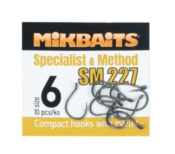 Mikbaits háčiky specialits & method sm 227 hook 10 ks - 6