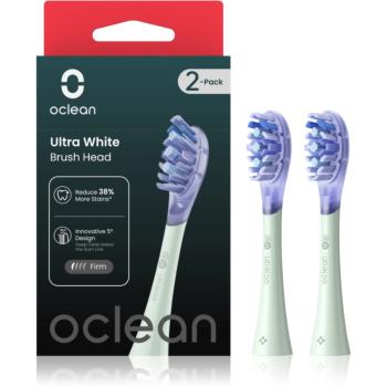 Oclean Ultra White UW01 náhradné hlavice Green 2 ks