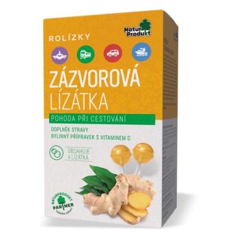 NATURPRODUKT Rolízky zázvorové lízanky 4 ks