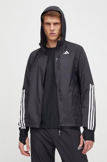 Vetrovka adidas Performance čierna farba, prechodná, IK4986