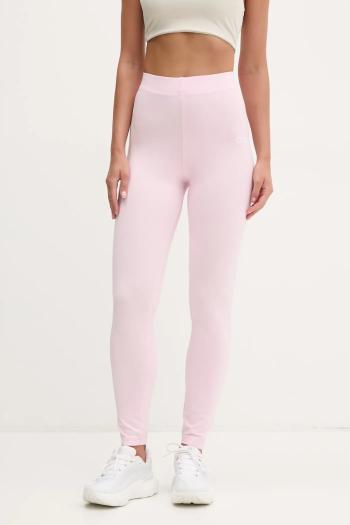 Legíny adidas Essentials Linear dámske, ružová farba, s potlačou, JD3156