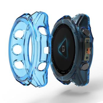 TPU HALF COVER Kryt pre Garmin Fenix 8 51mm modrý