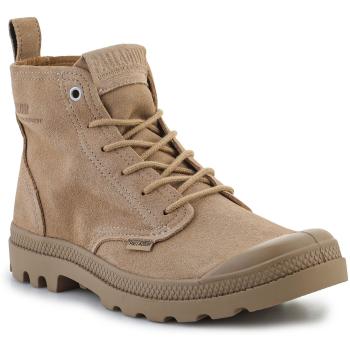 Palladium  PAMPA HI SKIN 74379-284-M Tan  Členkové tenisky Hnedá