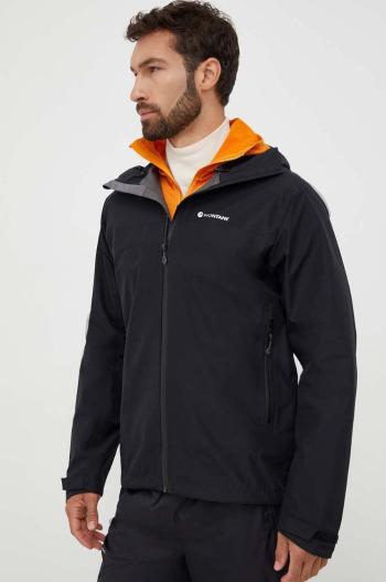 Nepremokavá bunda Montane Spirit pánska, čierna farba, gore-tex