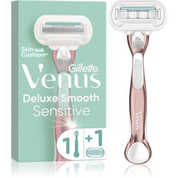 Gillette Venus Deluxe Smooth Sensitive Rosegold holiaci strojček + náhradná hlavica 1 ks