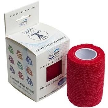 Kine-MAX Cohesive Elastic Bandage 7,5cm × 4,5 m, červené (8592822000174)