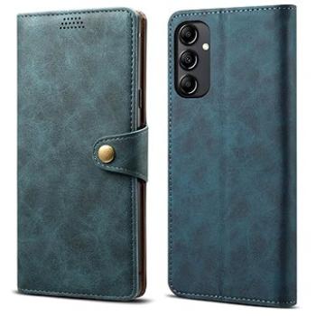 Lenuo Leather flipové puzdro na Samsung Galaxy A14 4G/5G, modrá (348439)